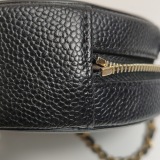 Chanel Filigree Round Clutch with Chain Quilted Caviar Mini — thumbnail 12