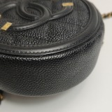 Chanel Filigree Round Clutch with Chain Quilted Caviar Mini — thumbnail 11