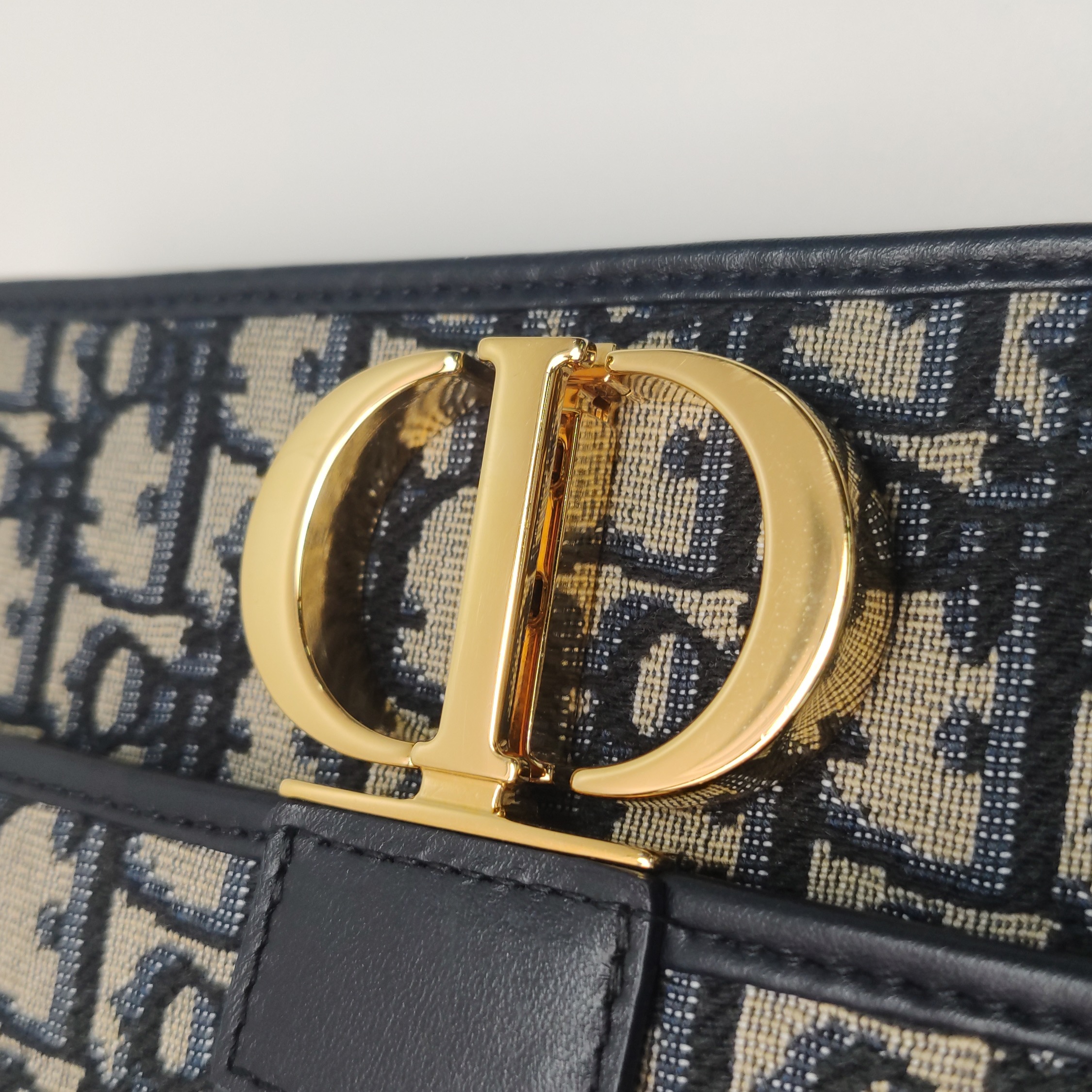 Christian Dior 30 Montaigne Chain Flap Bag Oblique Canvas East West — photo 10 of 15