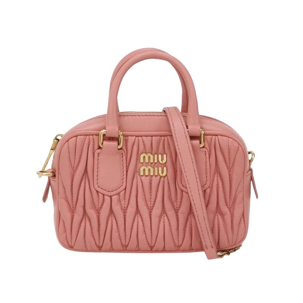 Miu Miu Arcadie Top Handle Bag Matelasse Leather Regular — pre-owned, Vierlot