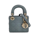 Christian Dior Lady Dior Chain Bag Cannage Quilt Lambskin Super Mini — thumbnail 1