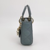 Christian Dior Lady Dior Chain Bag Cannage Quilt Lambskin Super Mini — thumbnail 4