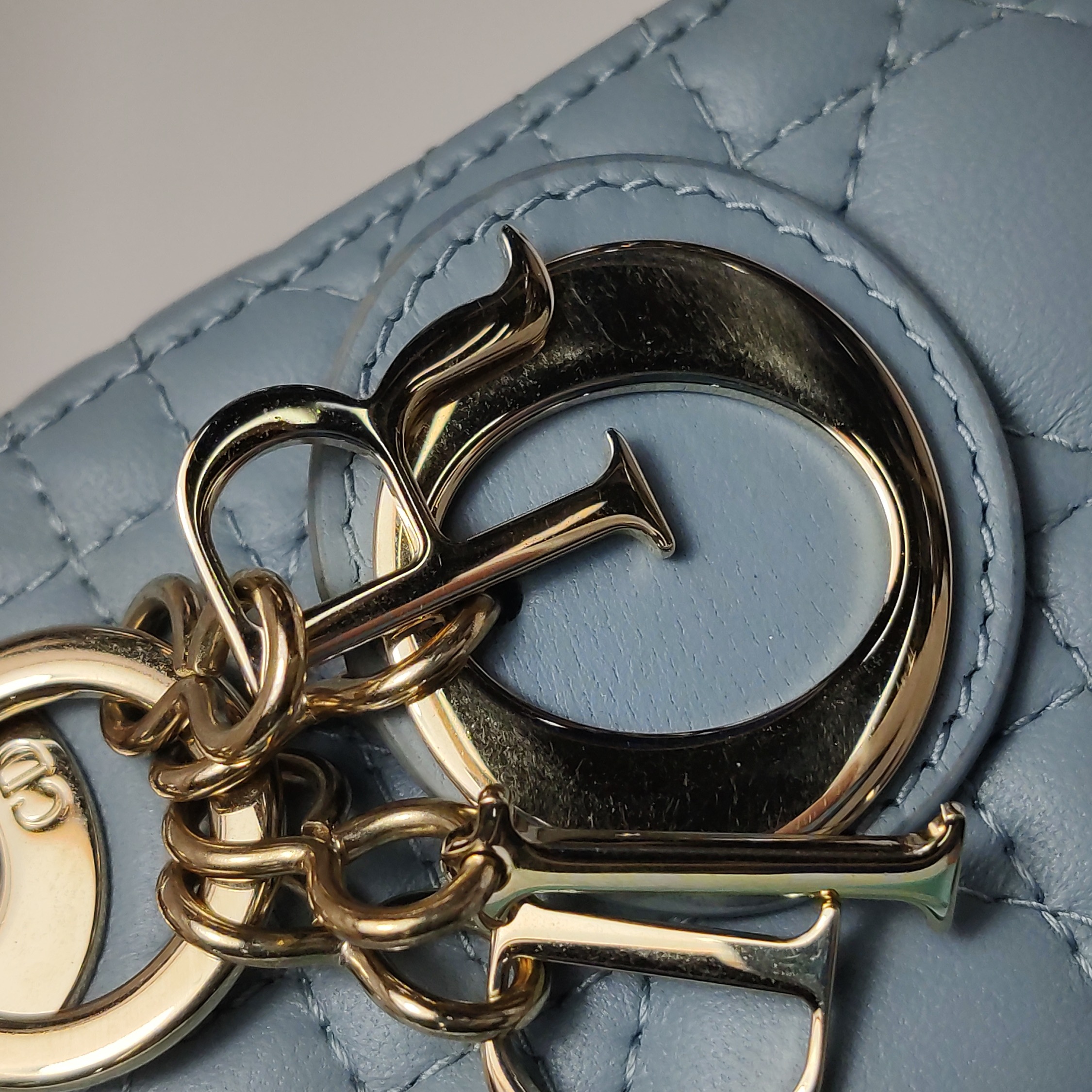 Christian Dior Lady Dior Chain Bag Cannage Quilt Lambskin Super Mini — photo 12 of 15
