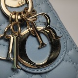 Christian Dior Lady Dior Chain Bag Cannage Quilt Lambskin Super Mini — thumbnail 12