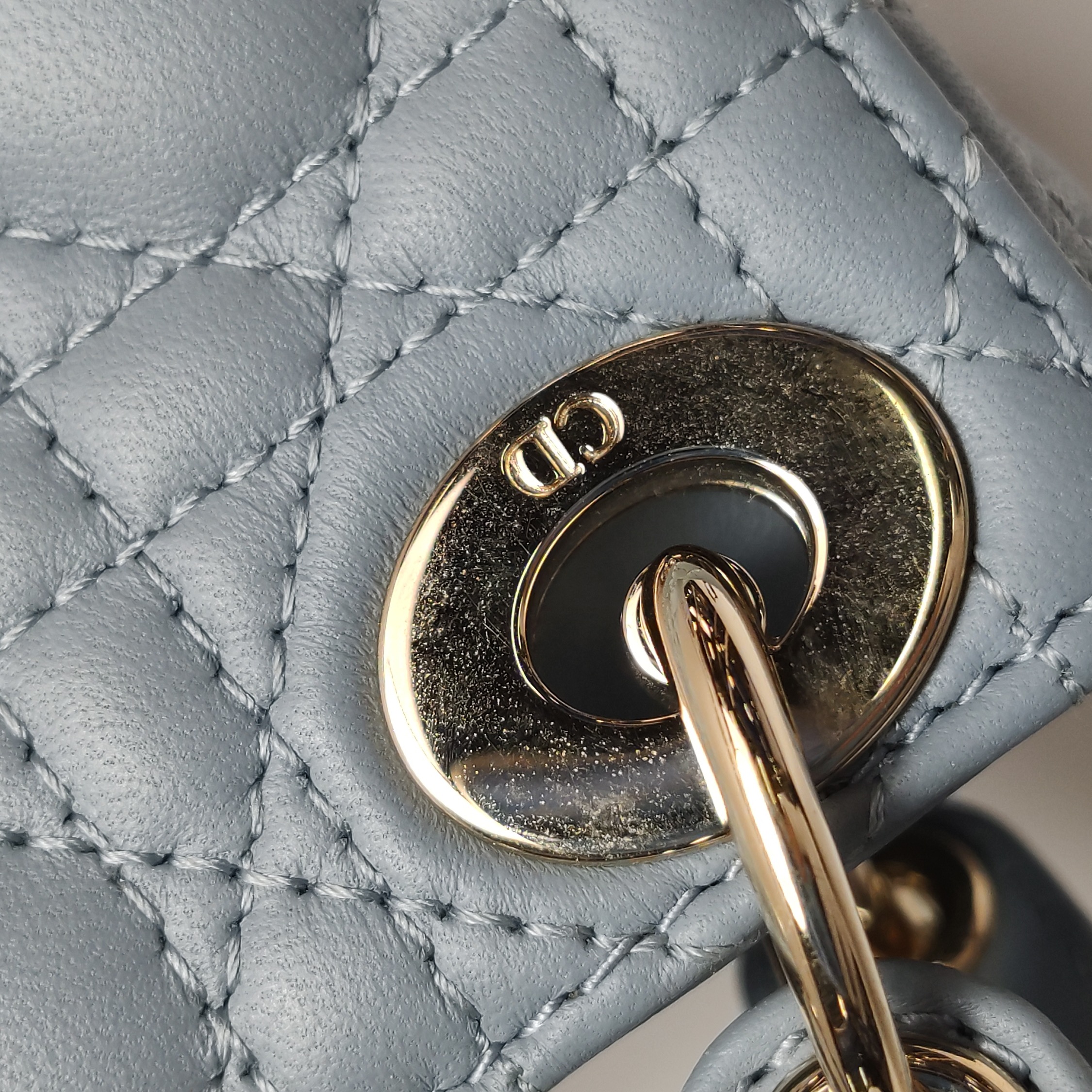 Christian Dior Lady Dior Chain Bag Cannage Quilt Lambskin Super Mini — photo 15 of 15