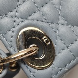 Christian Dior Lady Dior Chain Bag Cannage Quilt Lambskin Super Mini — thumbnail 15