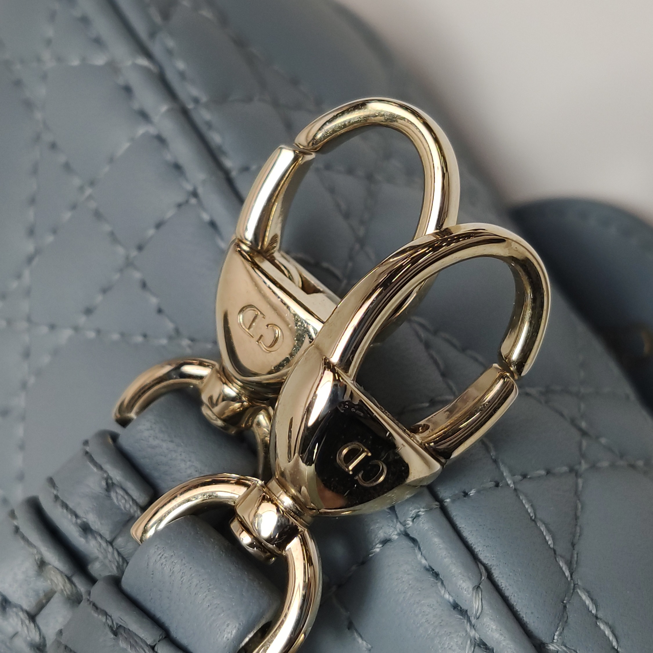 Christian Dior Lady Dior Chain Bag Cannage Quilt Lambskin Super Mini — photo 13 of 15
