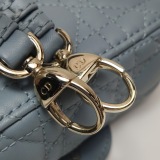 Christian Dior Lady Dior Chain Bag Cannage Quilt Lambskin Super Mini — thumbnail 13