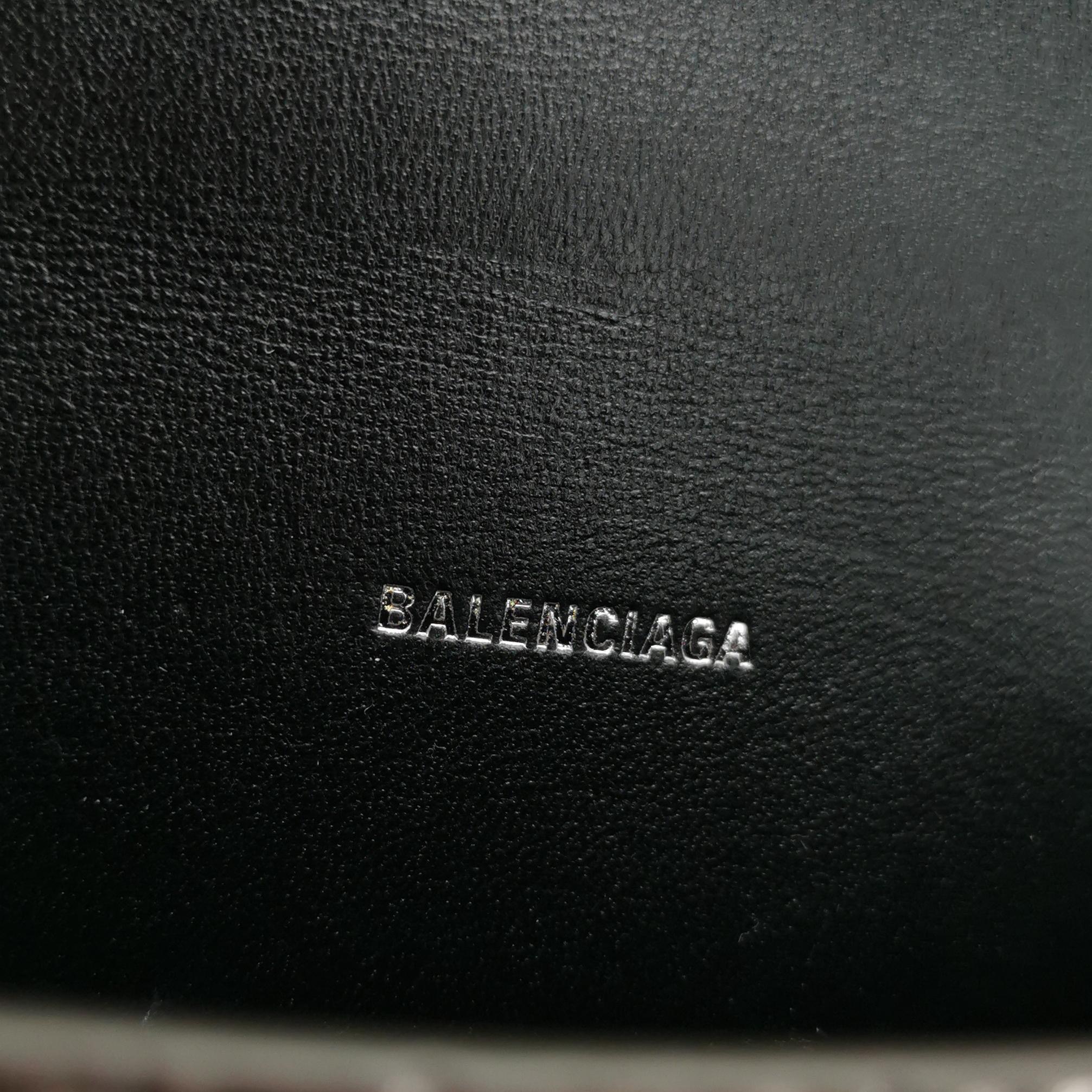 Balenciaga Hourglass Top Handle Bag Crocodile Embossed Leather XS — photo 8 of 15