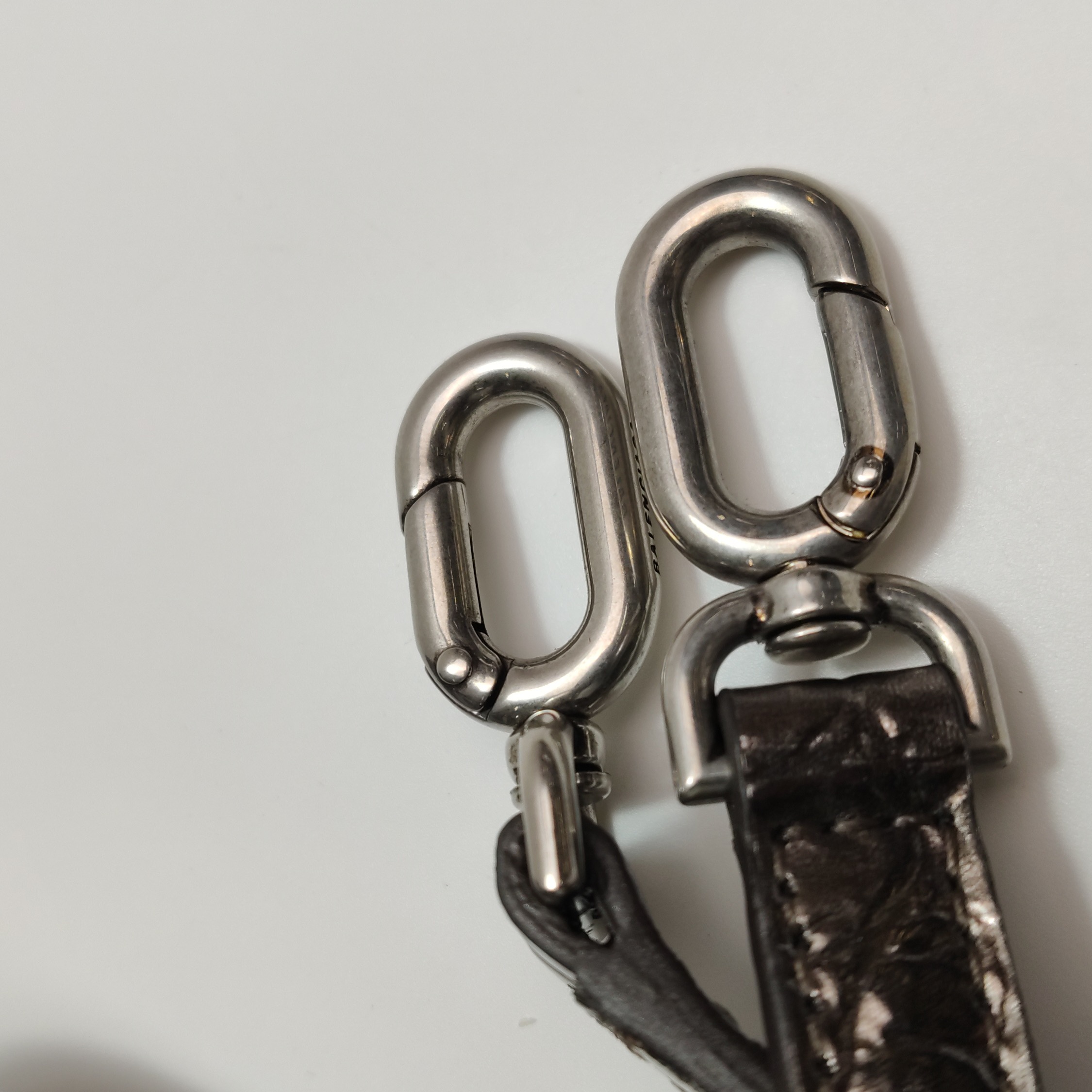 Balenciaga Hourglass Top Handle Bag Crocodile Embossed Leather XS — photo 14 of 15