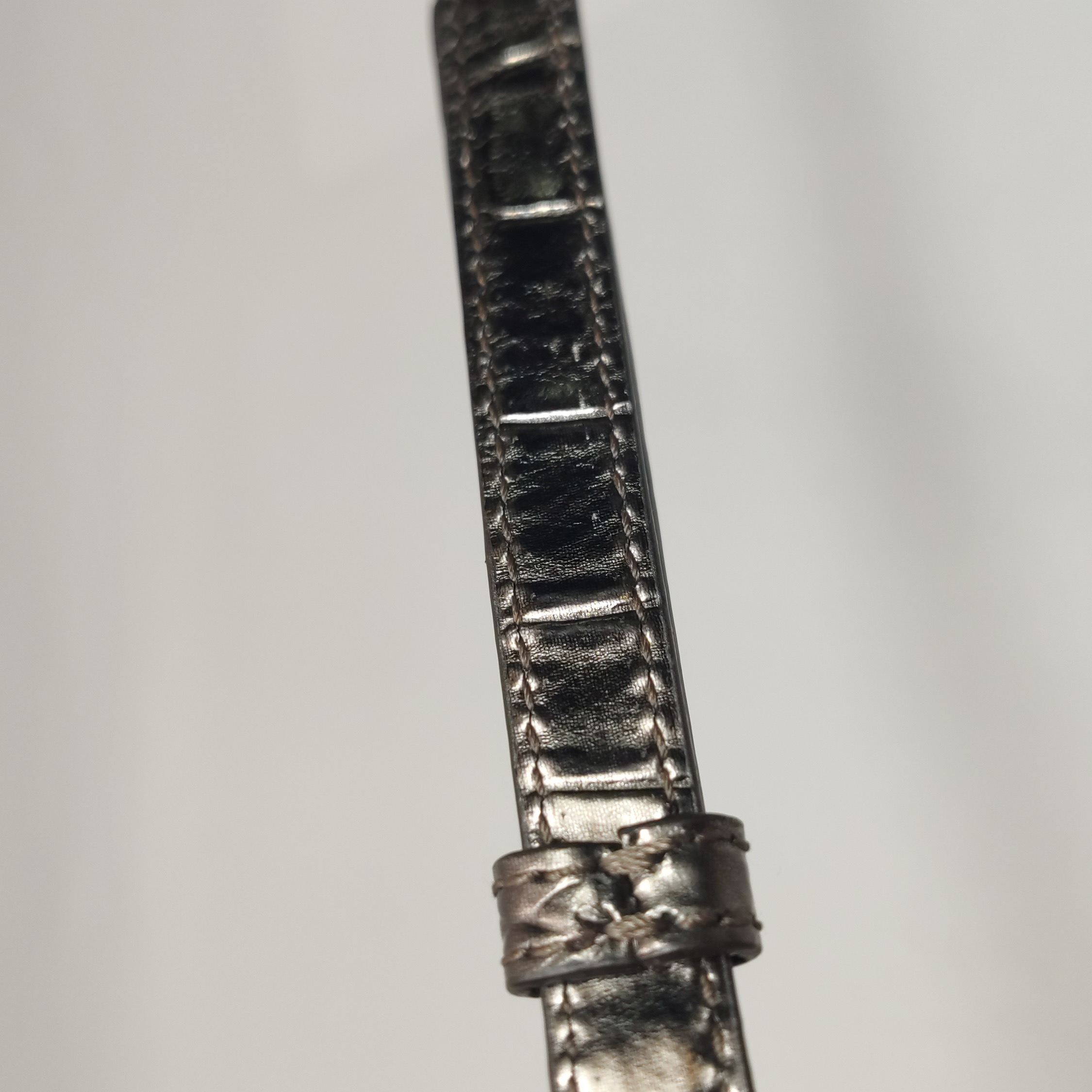 Balenciaga Hourglass Top Handle Bag Crocodile Embossed Leather XS — photo 15 of 16