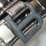 Balenciaga Hourglass Top Handle Bag Crocodile Embossed Leather XS — thumbnail 9