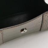Balenciaga Hourglass Top Handle Bag Crocodile Embossed Leather XS — thumbnail 7