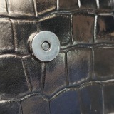 Balenciaga Hourglass Top Handle Bag Crocodile Embossed Leather XS — thumbnail 10