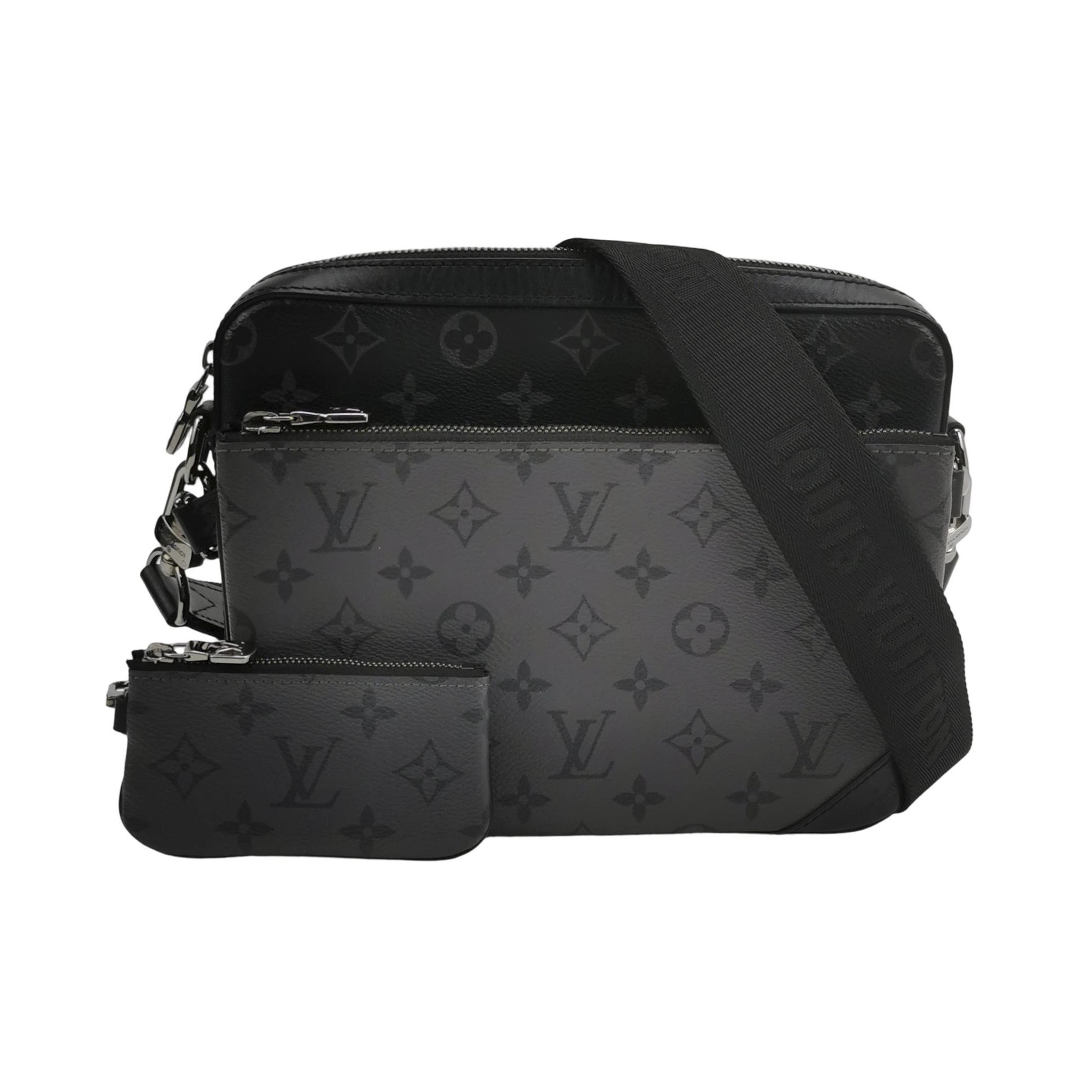 Louis Vuitton(LV) Trio Messenger Bag Reverse Monogram Eclipse Canvas — photo 1 of 18