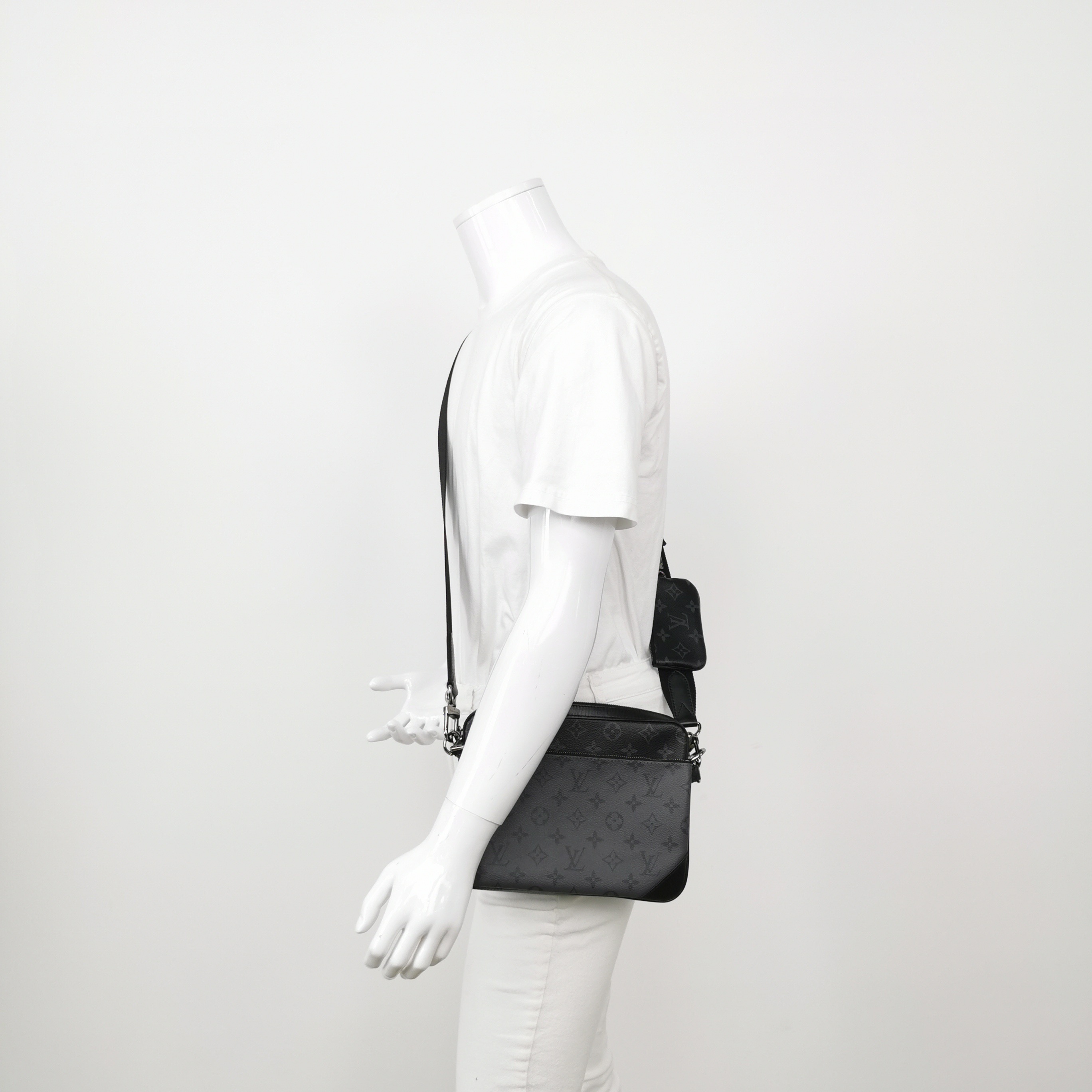 Louis Vuitton(LV) Trio Messenger Bag Reverse Monogram Eclipse Canvas — alternate view