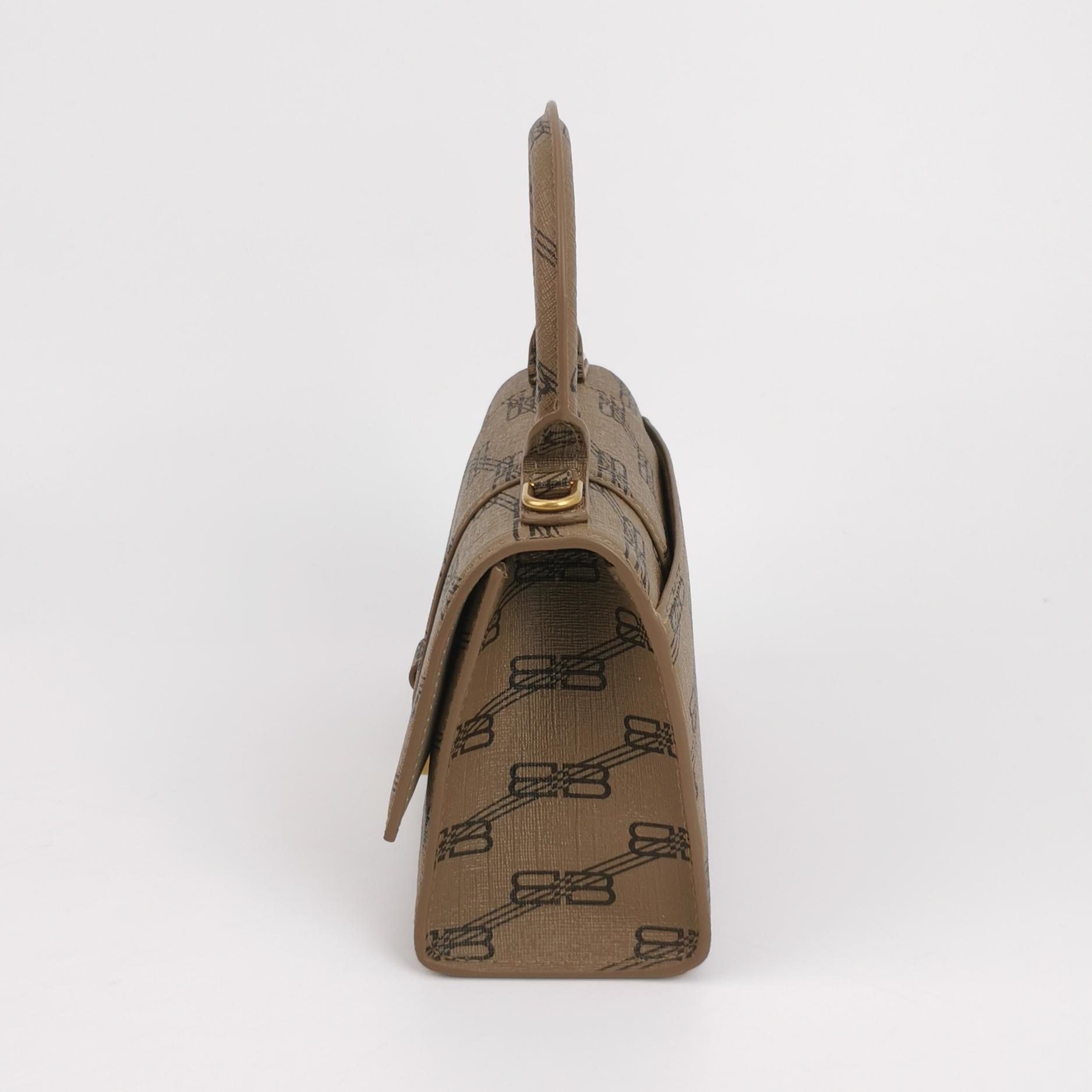 Balenciaga Hourglass Top Handle Bag BB Coated Canvas XS — photo 4 of 14