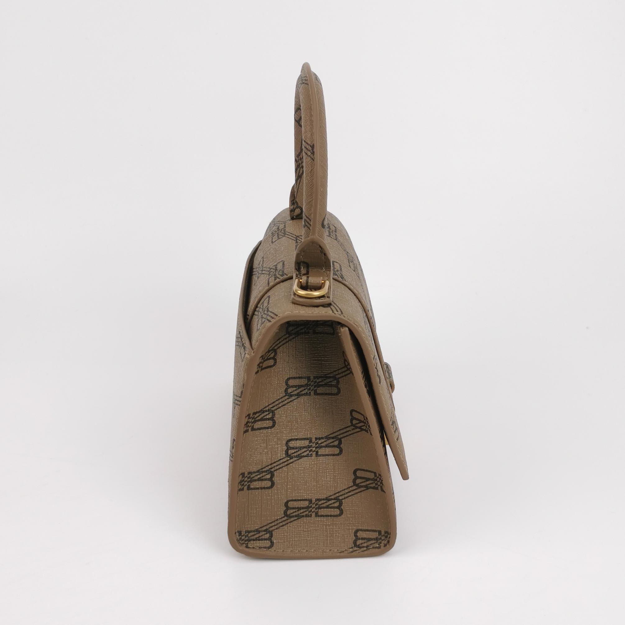 Balenciaga Hourglass Top Handle Bag BB Coated Canvas XS — photo 5 of 14