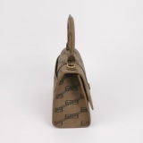 Balenciaga Hourglass Top Handle Bag BB Coated Canvas XS — thumbnail 5