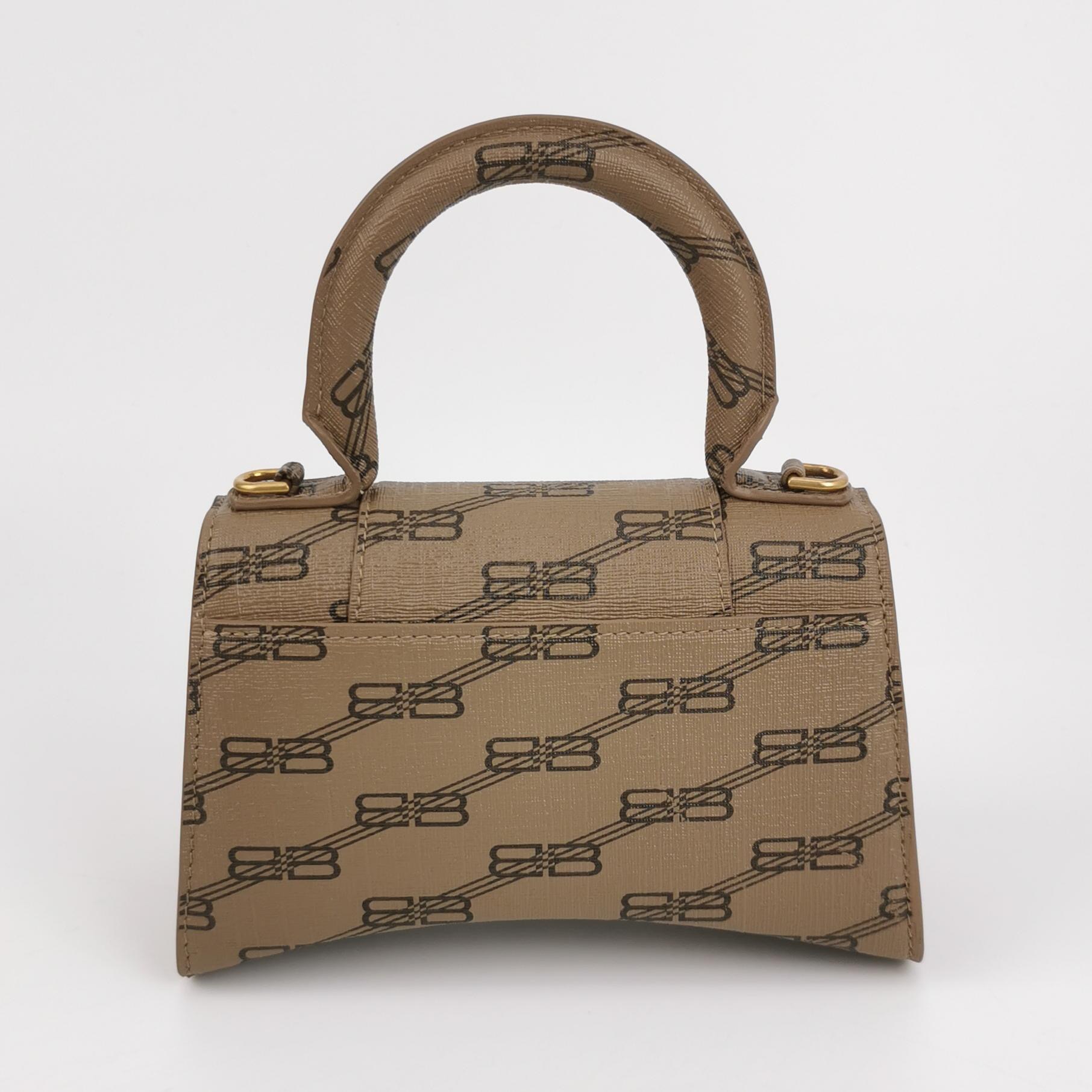 Balenciaga Hourglass Top Handle Bag BB Coated Canvas XS — photo 3 of 14