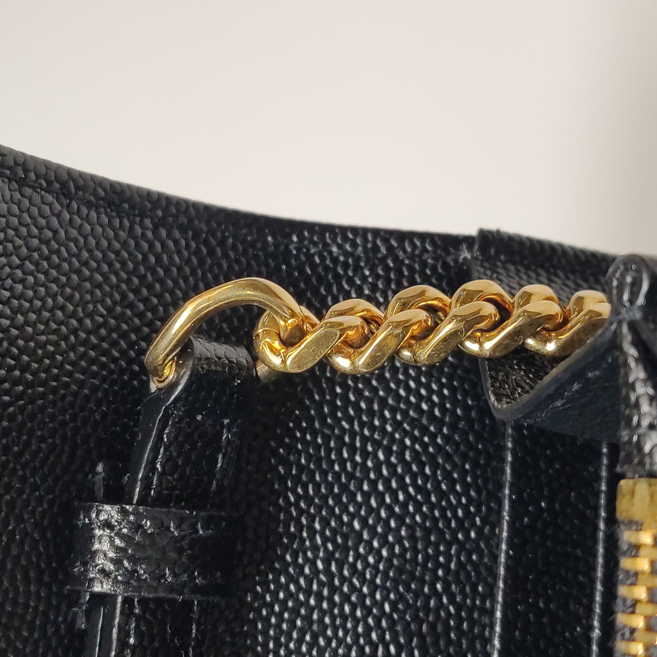Saint Laurent Classic Monogram Envelope Wristlet Clutch Mixed Matelasse Leather — photo 12 of 12