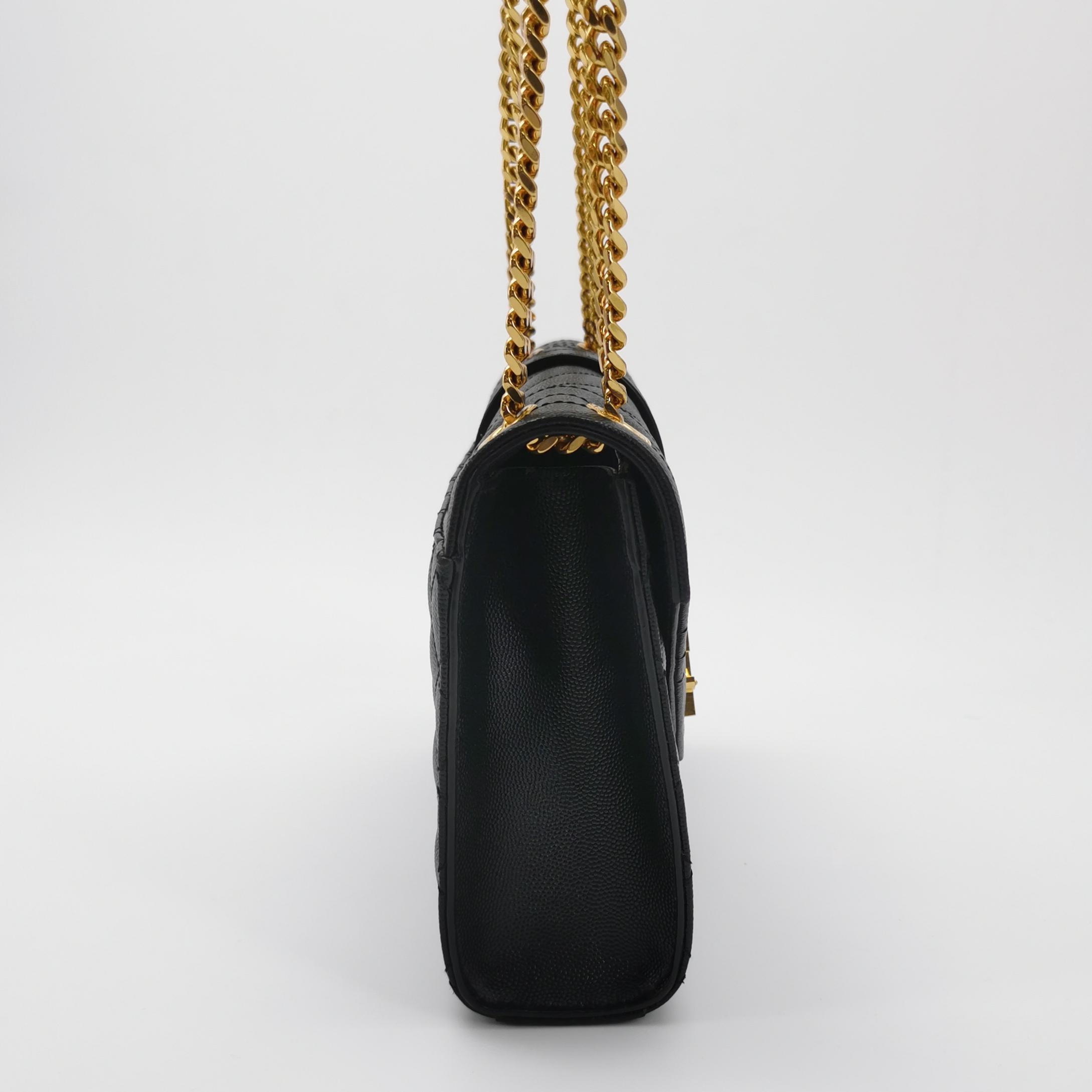 Saint Laurent Classic Monogram Envelope Satchel Mixed Matelasse Leather Medium — photo 3 of 20