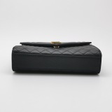 Saint Laurent Classic Monogram Envelope Satchel Mixed Matelasse Leather Medium — thumbnail 6