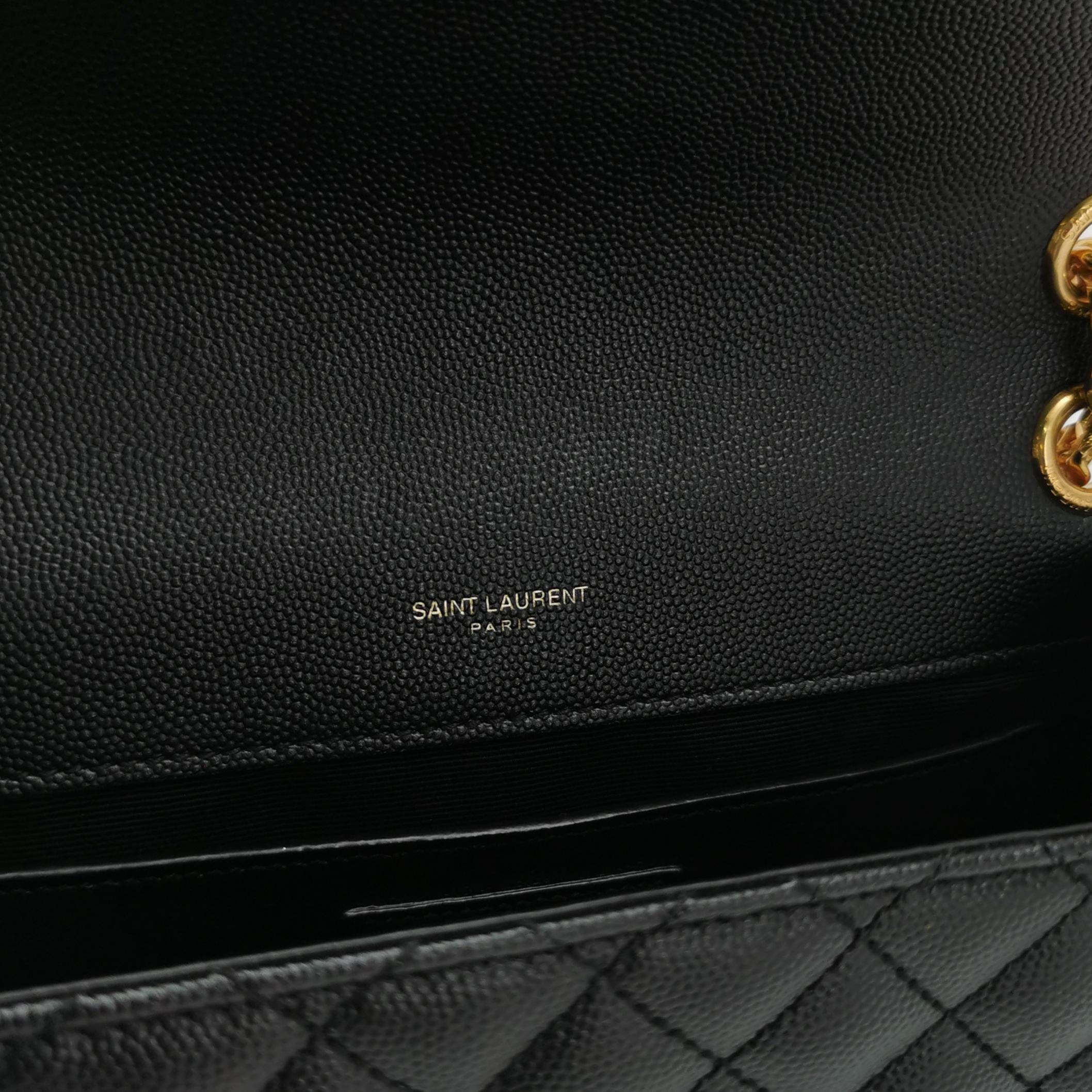 Saint Laurent Classic Monogram Envelope Satchel Mixed Matelasse Leather Medium — photo 8 of 20