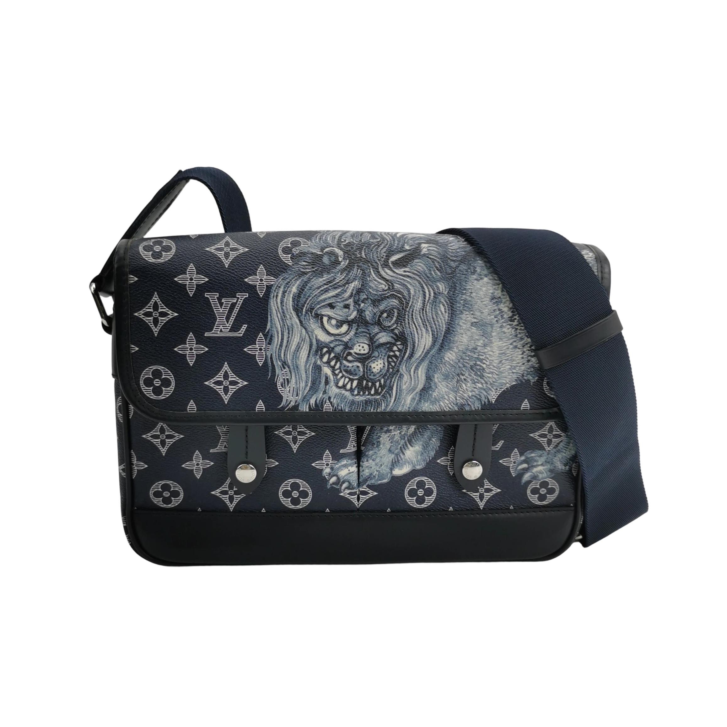 Louis Vuitton(LV) Messenger Bag Limited Edition Chapman Savane Monogram Canvas PM