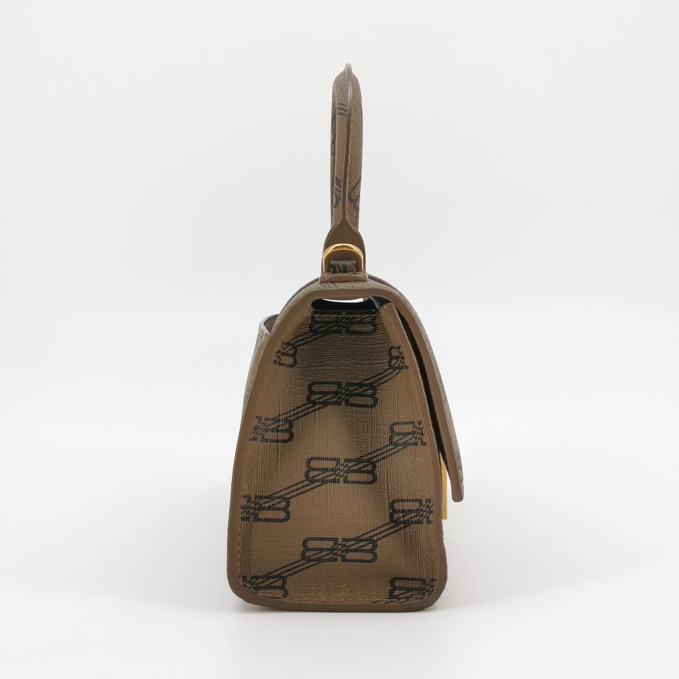 Balenciaga Hourglass Top Handle Bag BB Coated Canvas XS — photo 4 of 15
