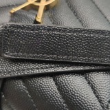 Saint Laurent Classic Monogram Envelope Satchel Mixed Matelasse Leather Medium — thumbnail 19