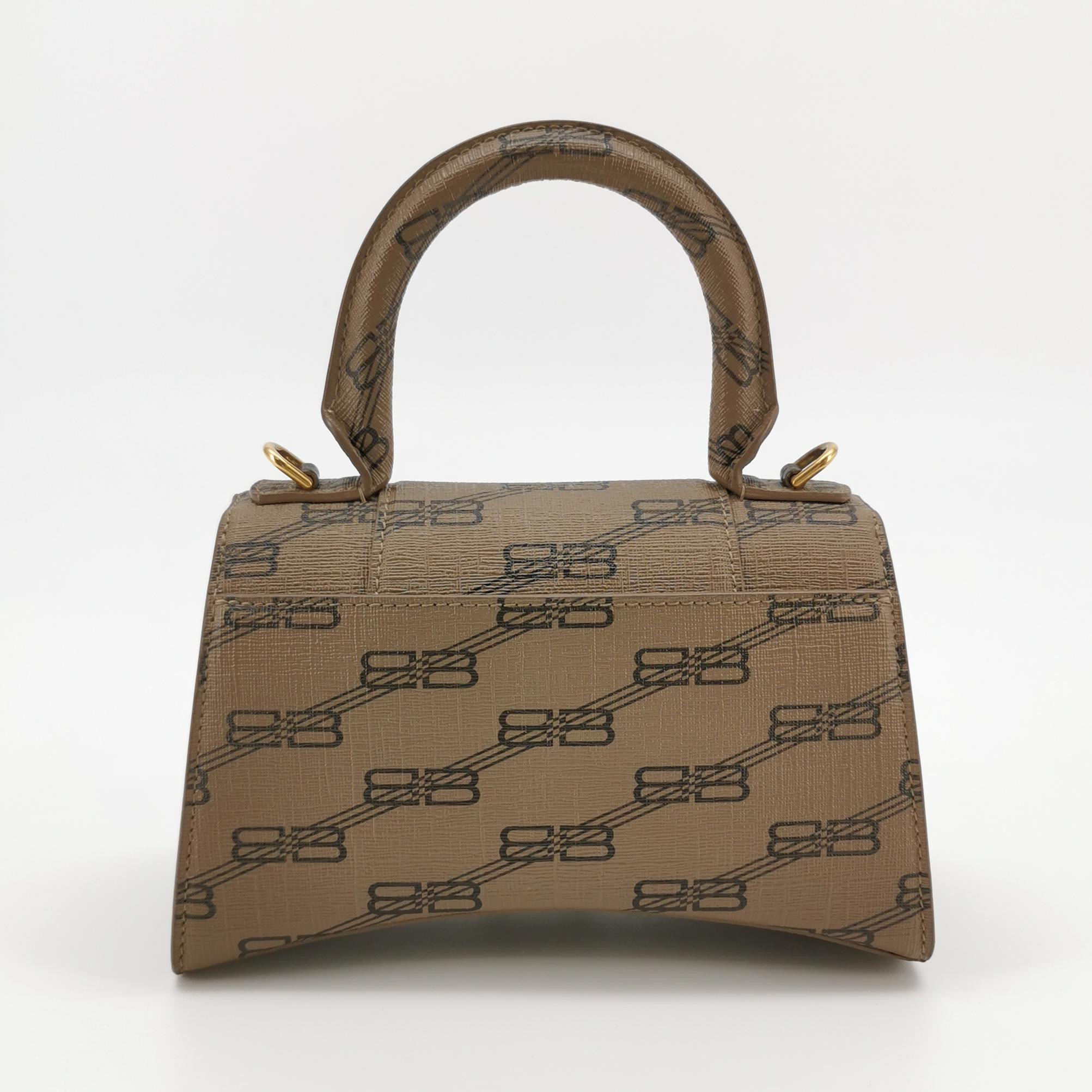 Balenciaga Hourglass Top Handle Bag BB Coated Canvas XS — photo 3 of 15