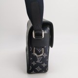 Louis Vuitton(LV) Messenger Bag Limited Edition Chapman Savane Monogram Canvas PM — thumbnail 3
