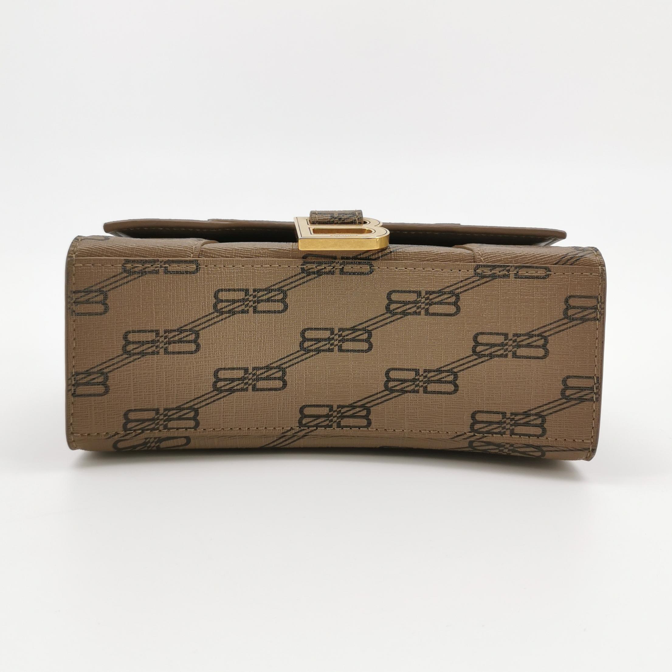 Balenciaga Hourglass Top Handle Bag BB Coated Canvas XS — photo 6 of 15
