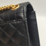 Saint Laurent Classic Monogram Envelope Satchel Mixed Matelasse Leather Medium — thumbnail 20
