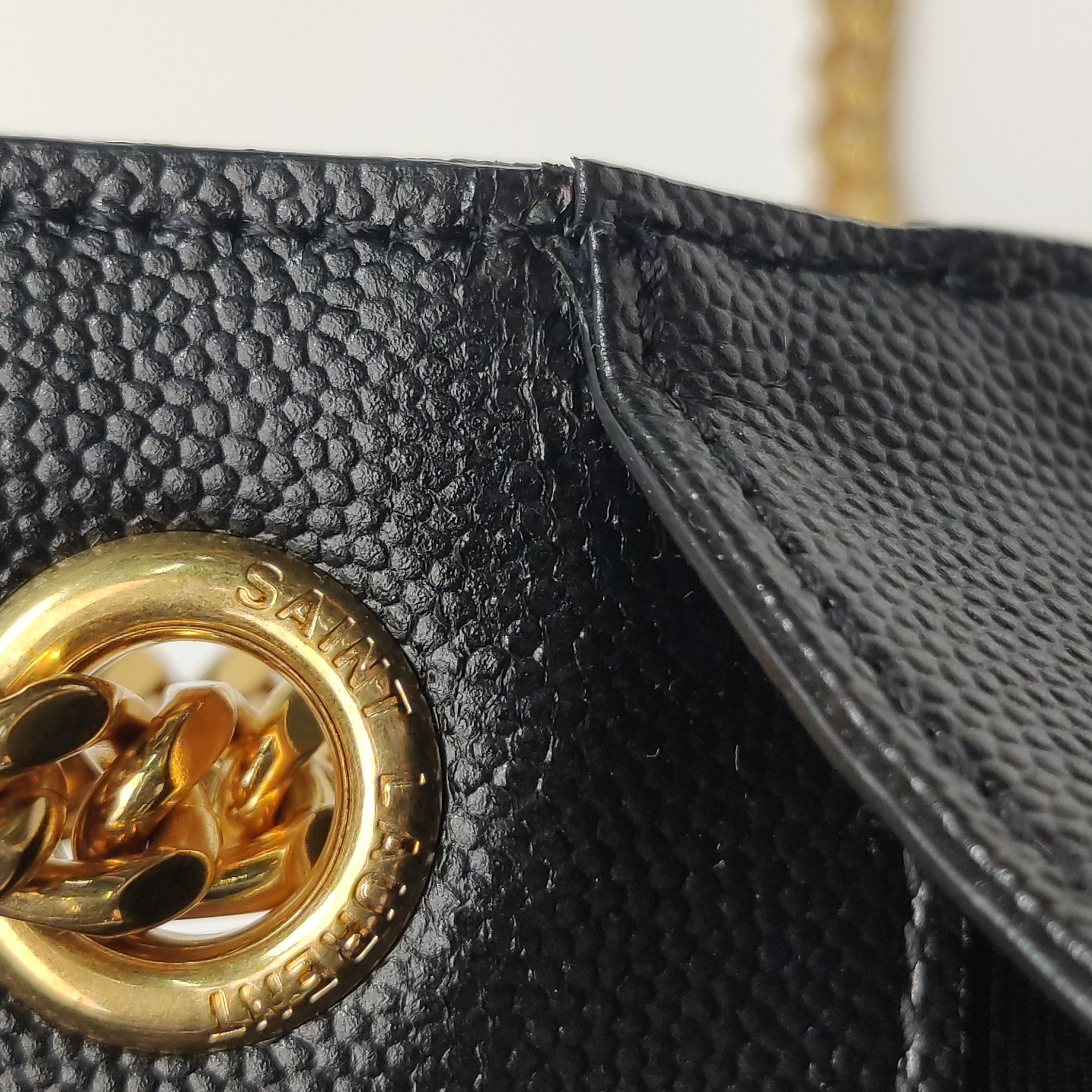 Saint Laurent Classic Monogram Envelope Satchel Mixed Matelasse Leather Medium — photo 16 of 20