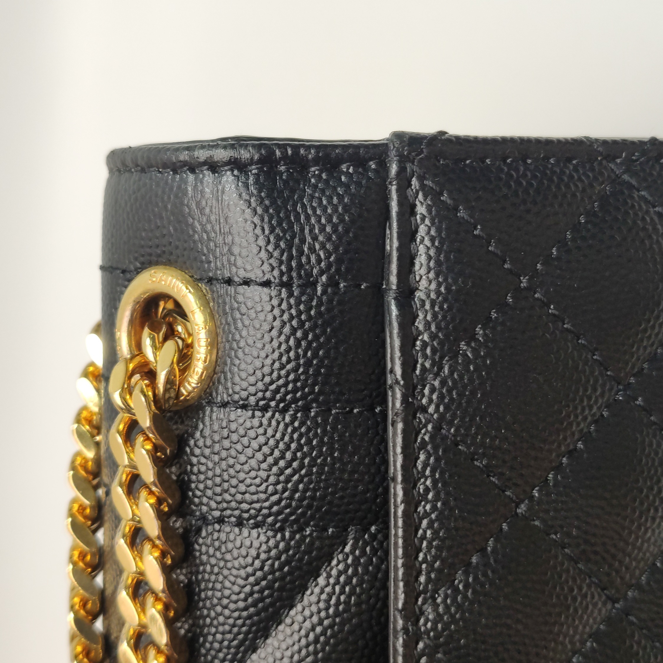 Saint Laurent Classic Monogram Envelope Satchel Mixed Matelasse Leather Medium — photo 12 of 20