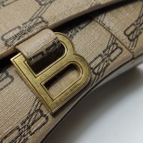 Balenciaga Hourglass Top Handle Bag BB Coated Canvas XS — thumbnail 10