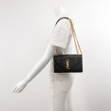 Saint Laurent Classic Monogram Envelope Satchel Mixed Matelasse Leather Small — thumbnail 2