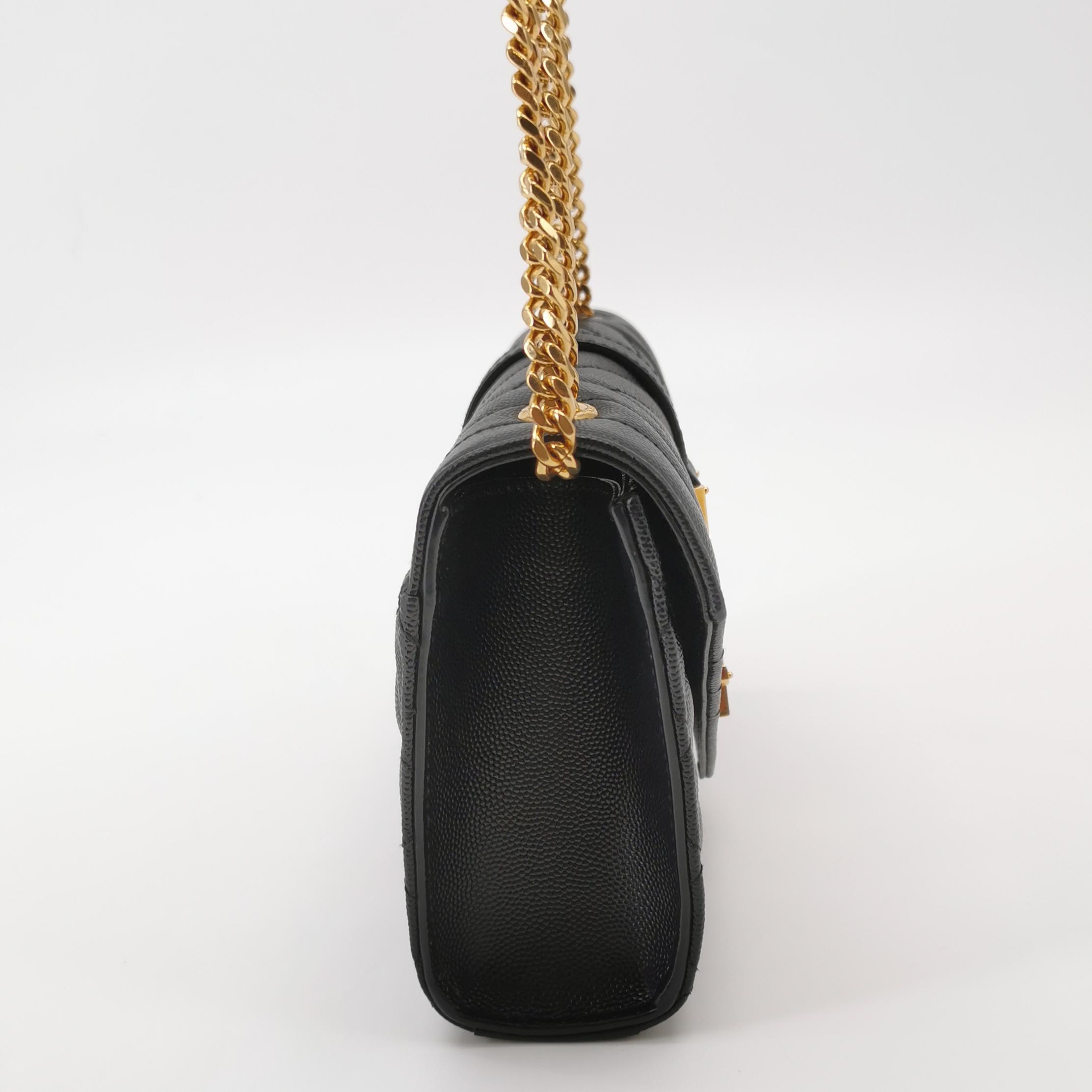 Saint Laurent Classic Monogram Envelope Satchel Mixed Matelasse Leather Small — photo 3 of 20