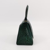 Balenciaga Hourglass Top Handle Bag Crocodile Embossed Leather Small — thumbnail 4