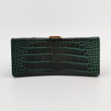 Balenciaga Hourglass Top Handle Bag Crocodile Embossed Leather Small — thumbnail 6