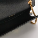 Saint Laurent Classic Monogram Envelope Satchel Mixed Matelasse Leather Small — thumbnail 7
