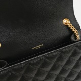 Saint Laurent Classic Monogram Envelope Satchel Mixed Matelasse Leather Small — thumbnail 8