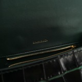 Balenciaga Hourglass Top Handle Bag Crocodile Embossed Leather Small — thumbnail 8