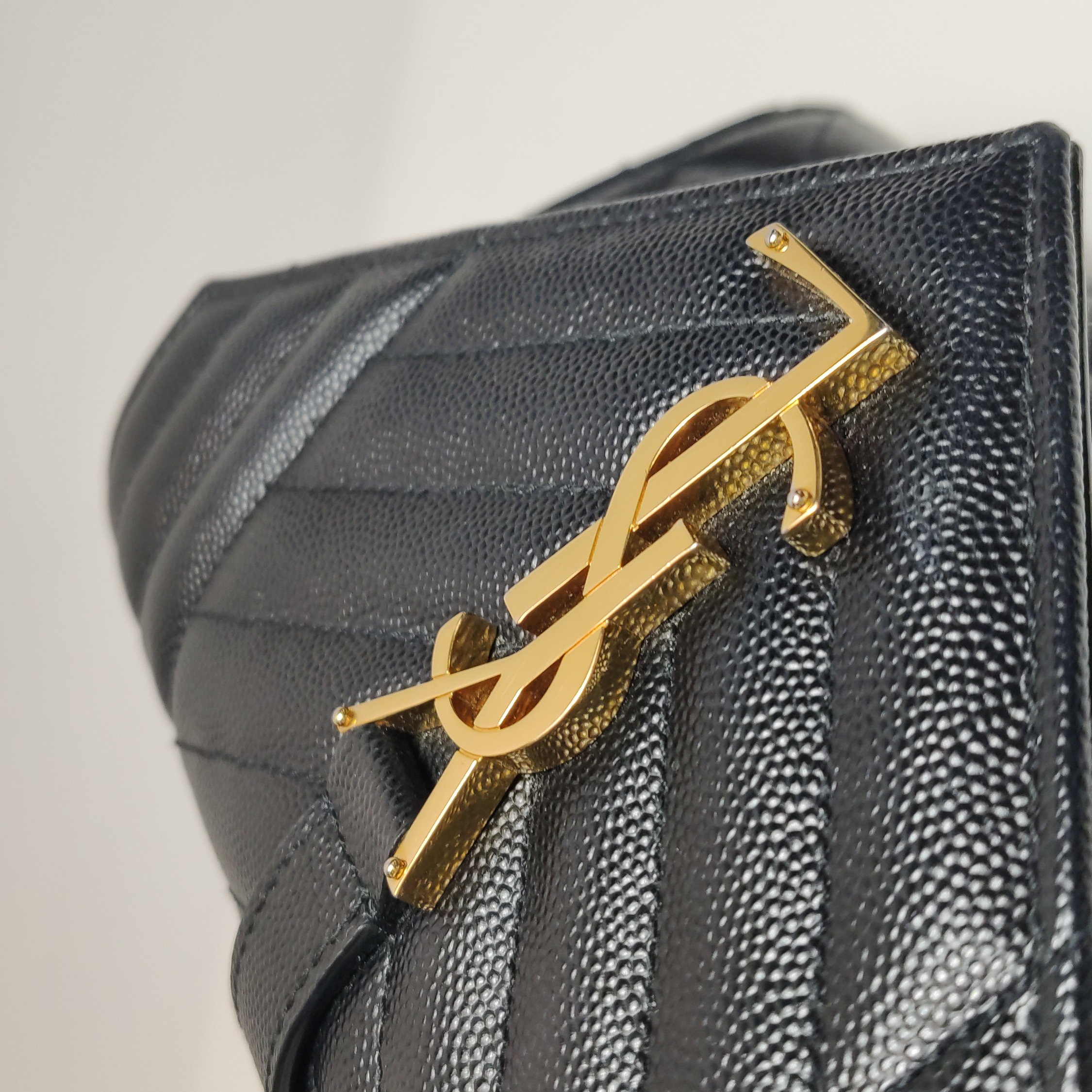 Saint Laurent Classic Monogram Envelope Satchel Mixed Matelasse Leather Small — photo 12 of 20
