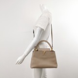 Louis Vuitton(LV) Capucines Bag Leather GM — thumbnail 2