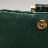 Balenciaga Hourglass Top Handle Bag Crocodile Embossed Leather Small — thumbnail 9