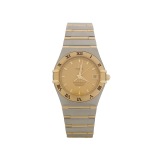 Omega Constellation Automatic Watch Stainless Steel and Yellow Gold 35 — thumbnail 1