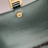 Balenciaga Hourglass Top Handle Bag Crocodile Embossed Leather Small — thumbnail 10
